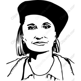 Elegant Woman in Beret