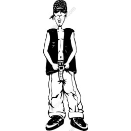 Street Style Hip-Hop Character