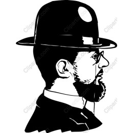 Vintage Gentleman in Bowler Hat