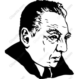 Elegant Black-and-White Portrait