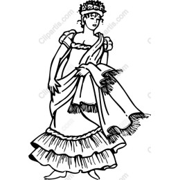 Vintage Elegant Woman