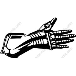 Medieval Armored Glove