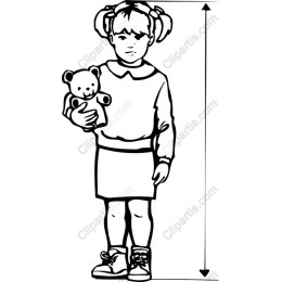 Charming Girl with Teddy Bear