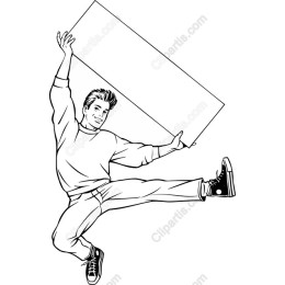 Jumping Young Man