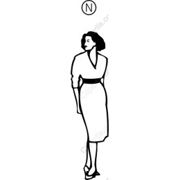 Vintage Elegance Woman