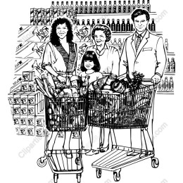 Family Grocery Shopping