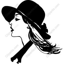 Chic of a Woman in Hat
