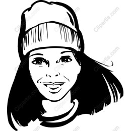 Cozy Hat Young Woman