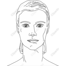 Minimalist Woman's Face
