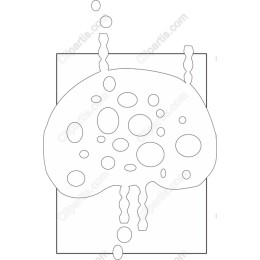 Abstract Bubble Texture