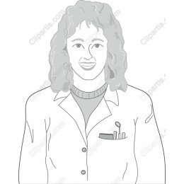 Professional Female Scientist