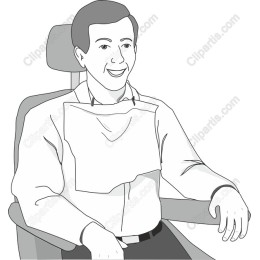 Cheerful Man with Napkin