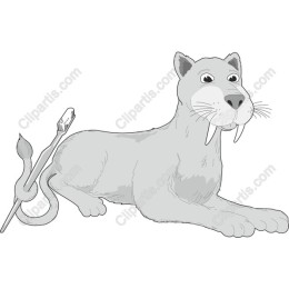 Whimsical Cartoon Mammoth