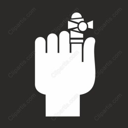 Playful Hand with Whimsical Character