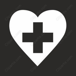 Heart with Medical Cross