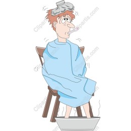 Cartoon Sick Character