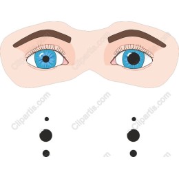 Expressive Blue Eyes