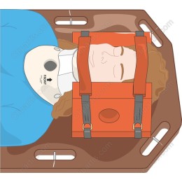 Emergency Medical : Patient on Spine Board