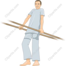 Dynamic Strength with Wooden Poles