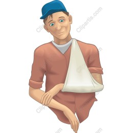 Healing Care: Young Man with Sling