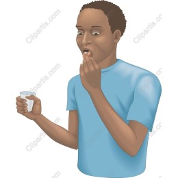 Young Man Medication
