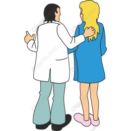 Caring Doctor and Patient