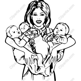 Heartwarming Mother and Twins
