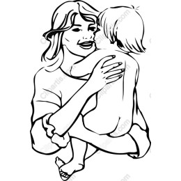 Heartfelt Mother and Child