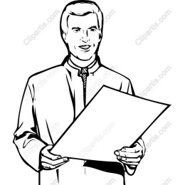 Professional Businessman Holding Document