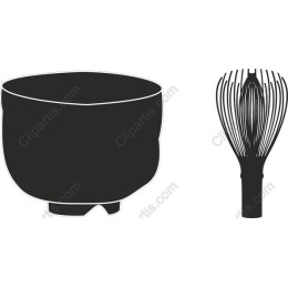 Traditional Japanese Tea Bowl and Whisk