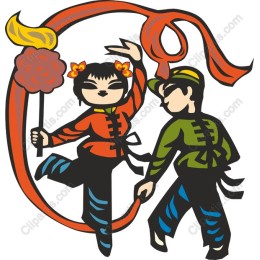 Vibrant Traditional Dance Duo