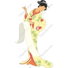 Elegant Japanese Woman