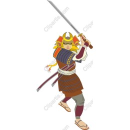 Fierce Samurai Warrior
