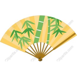 Artistic Bamboo Fan
