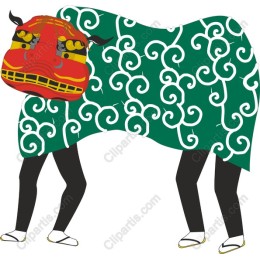 Traditional Lion Dance Cow