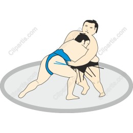 Sumo Wrestling Action