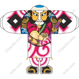 Vibrant Japanese Warrior