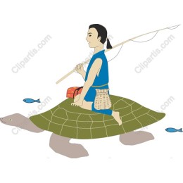 Whimsical Turtle Rider
