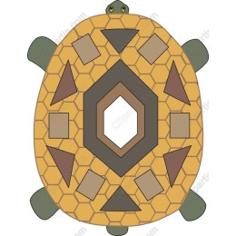 Turtle Drawing - Geometric Hexagon