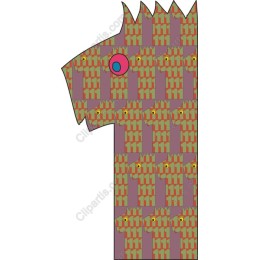 Colorful Patterned Horse