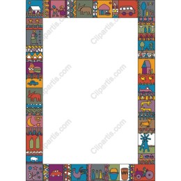 Colorful Whimsical Frame