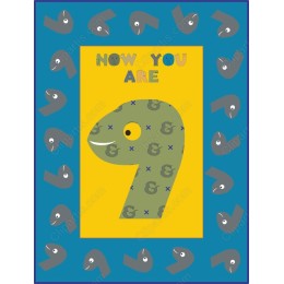 Now You Are 9 - Birthday