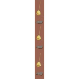 Whimsical Ladle and Wooden Panels