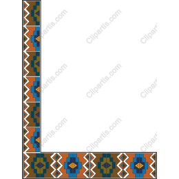 Geometric Bohemian Corner Frame