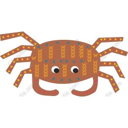 Friendly Cartoon Crab