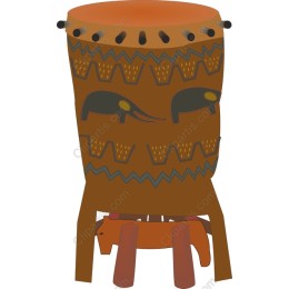 Traditional African Drum