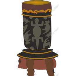 Cultural African Drum