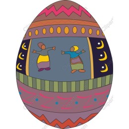 Colorful Easter Egg