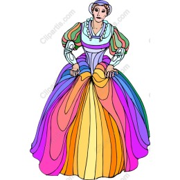Colorful Whimsical Princess