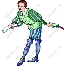 Elegant 17th Century Messenger